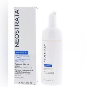 Neostrata Resurface Foaming Glycolic Wash 20 AHA/PHA  4.2 oz / 125 ml New in Box
